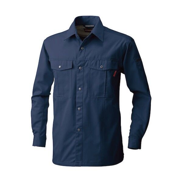 6115 長袖シャツ ネイビー 3L 6115-1-3L 1点