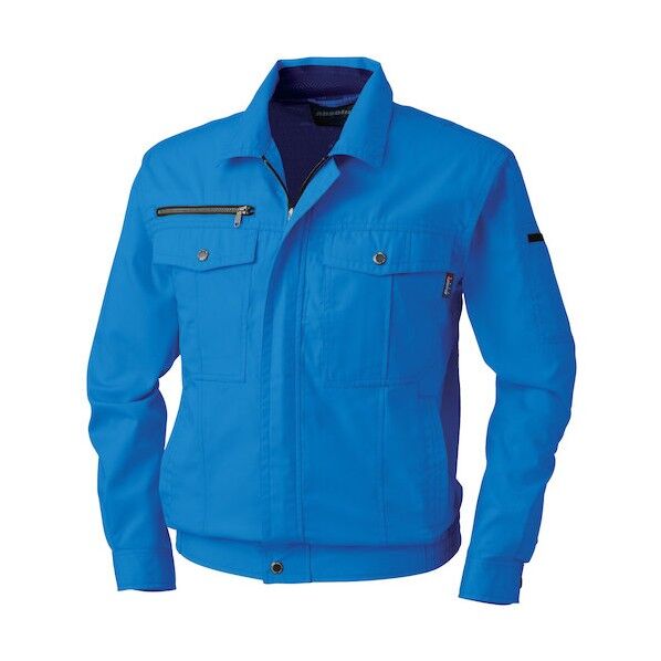 613 長袖ブルゾン ブルー L 613-8-L 1点