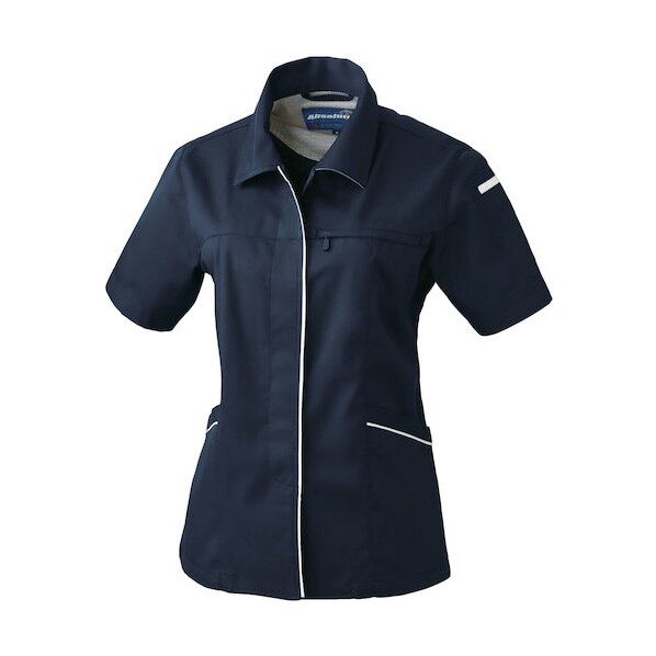 614 レディース半袖スモック ネイビー 3L 614-1-3L   1点