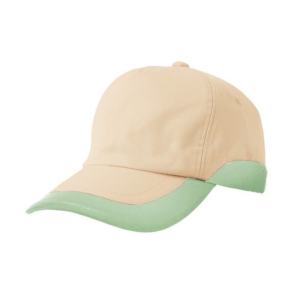 ワークキャップ 002ライトベージュ F 8618 1