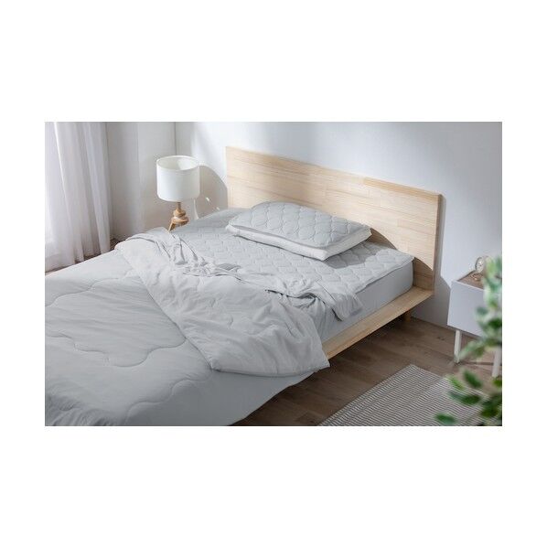 アイリスオーヤマ 冷感ピローパッド ライトグレー PWP-NS3-4565 1点...