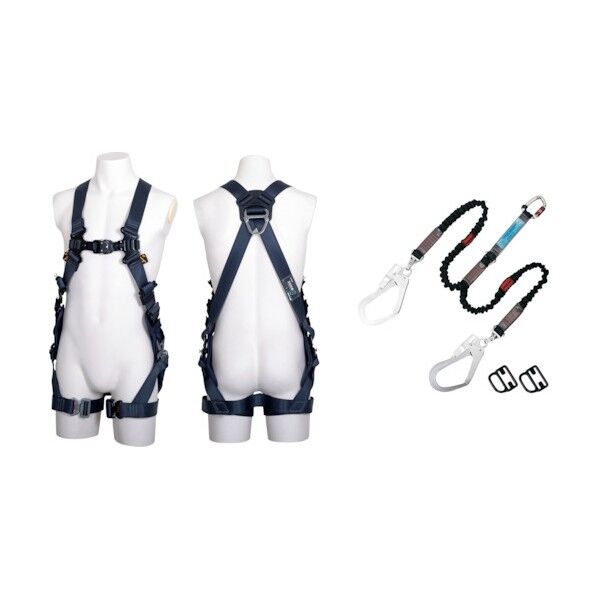 ZERO-Gハーネス Lサイズ SG ノビロン2本式ランヤード付 Lサイズ TH520H+2NV93SVOTBLL2R23SGBX 1点