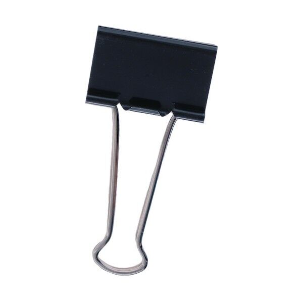 Wクリップ ブラック 特大 IDC-0 10個