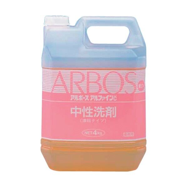 アルボース アルファインC(中性洗剤)4kg 4622500 61-6752-66 1点
