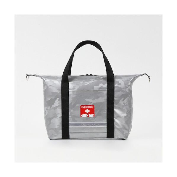 ペット防災ショルダーバッグ 迷彩シルバー 6300039466 1個