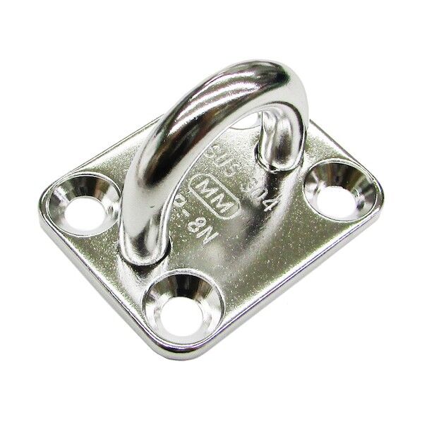 水本機械 ステンレス アイプレート(小ねじ付) 4mm B-3070 1個...