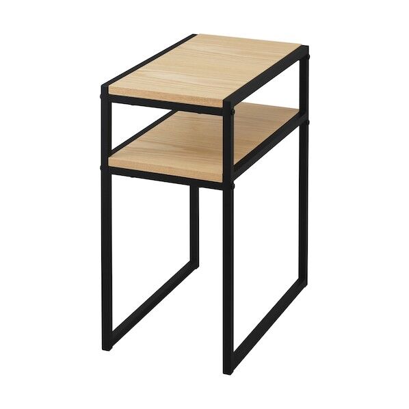 104006 スチールフレームサイドテーブル ナチュラル SFST-247-N 1点