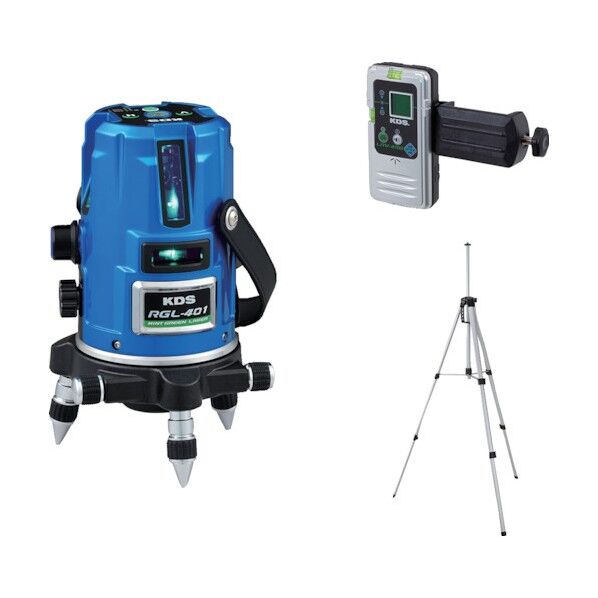 ムラテックKDS ミントグリーンレーザー401受光器三脚付 RGL-401RSA 1セット...