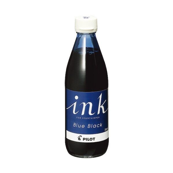 パイロットコーポレーション 万年筆カートリッジ・インキ 一般書記用インキ 350ml ブルーブラック INK350BB 1個