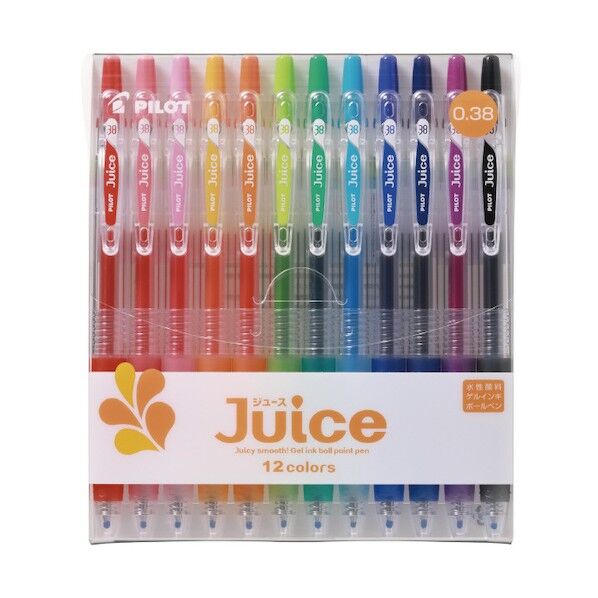 ゲルインキボールペン ジュース 超極細 12色セット LJU120UF12C 12本