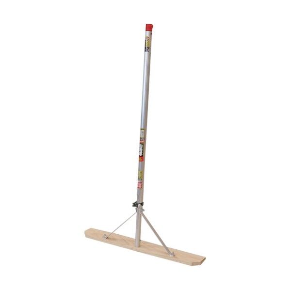 金象 伸縮式木製替板レーキ 600 スクレーパー付