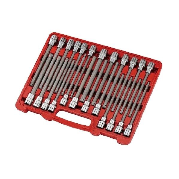 24PCS 12.7mm コンビネーションソケットビットセット