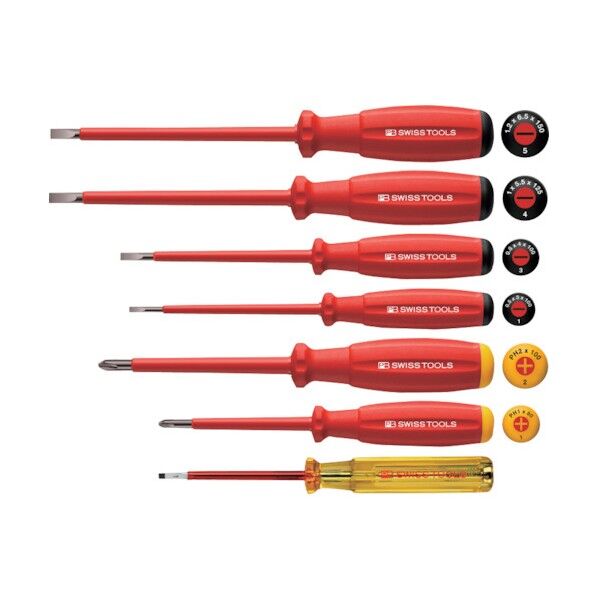 スイスグリップ.絶縁ドライバーセット 58541 1セット