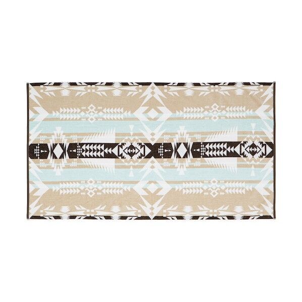 ヘビウェイトのタオルブランケット ネイティブ柄 100×178 ラファ 270080000 1点