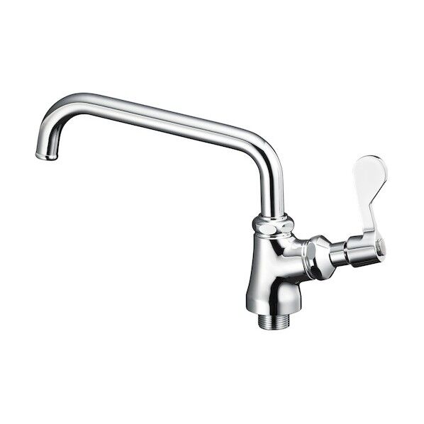 厨房用立形上向自在水栓 190×92×163(mm) 700g シルバー A5371-13