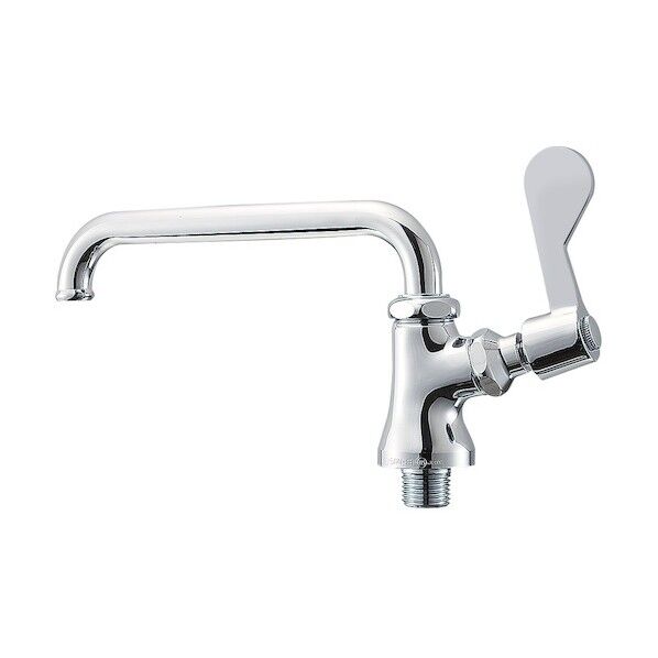 厨房用立形自在水栓 180×130×134(mm) 800g シルバー A5311-20