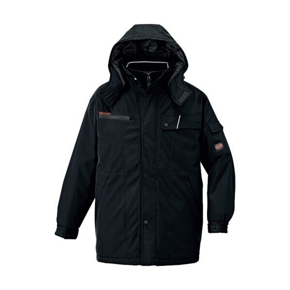 防寒コート（男女兼用） 010ブラック 4L 8560 1点