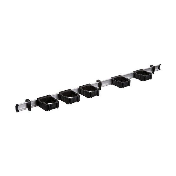 ツールフレックスワン 94cm(レール+ホルダー5個) 黒 TF10117 1セット