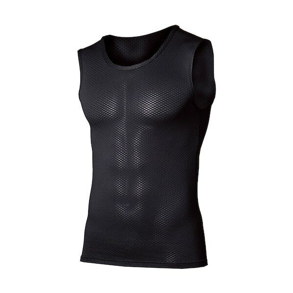 BT冷感3Dファーストレイヤー ノースリーブ ラウンドネックシャツ JW-713-BK-3L 1点