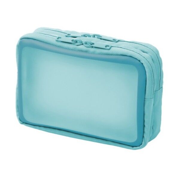 428752)ナカ見えガジェットポーチM BL TW-BG002M BL 1個