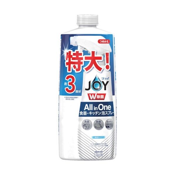 ジョイ W除菌 ミラクル泡スプレー 食器用洗剤