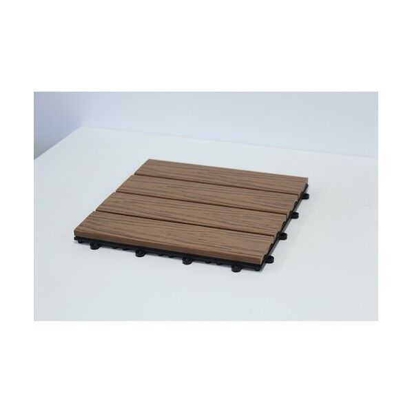 WPCデッキパネル 9枚組 ブラウン 3623000489 1個