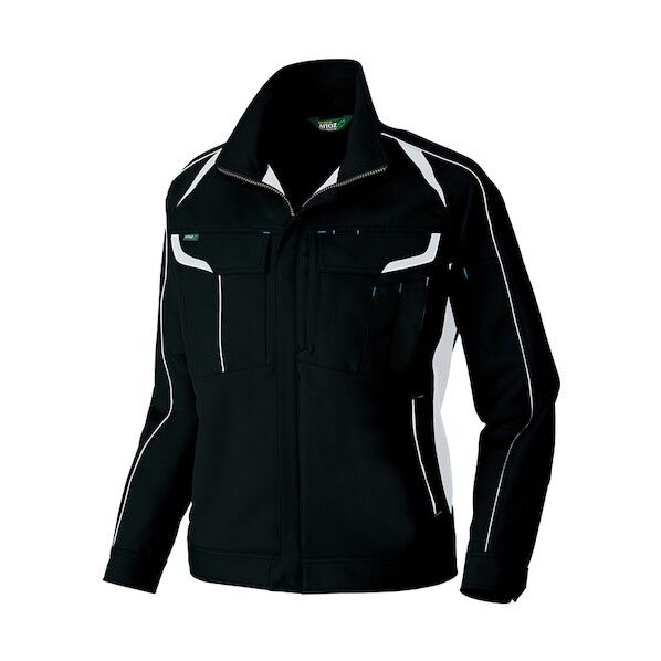 長袖ブルゾン(男女兼用) AZ1901-010ブラック6L 010ブラック 6L 1901 1着