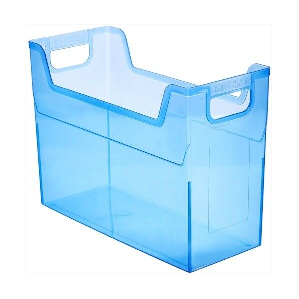 キャパティE4ファイルボックス クリアブルー 140×329×237mm FB-E4-CBN 1