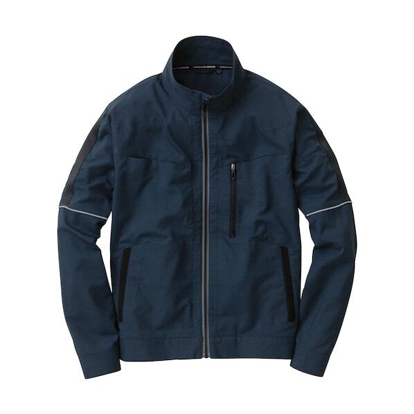 8018-10 長袖ブルゾン ネイビー L 8018-10-1-L 1点