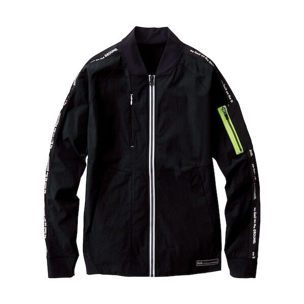 0388-00 長袖ブルゾン ブラック L 0388-00-4-L 1点