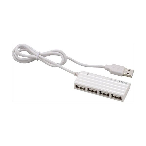 4ポ-トUSB2.0ハブ/ホワイト UH-2324W 1点