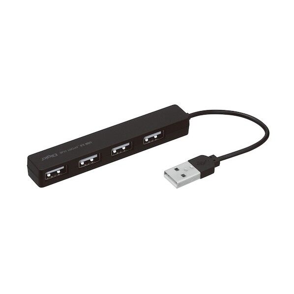 4ポートUSB2.0ハブ/ブラック UH-2354BK 1点