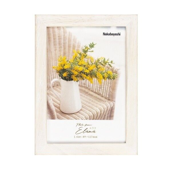ナカバヤシ エラマ インテリアフレーム L ホワイト F-TW-101-W 1点...