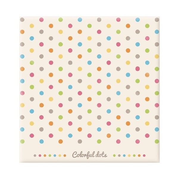 NCLフヤスアルバム L-10 カラフルドット 10L-1201B 1点