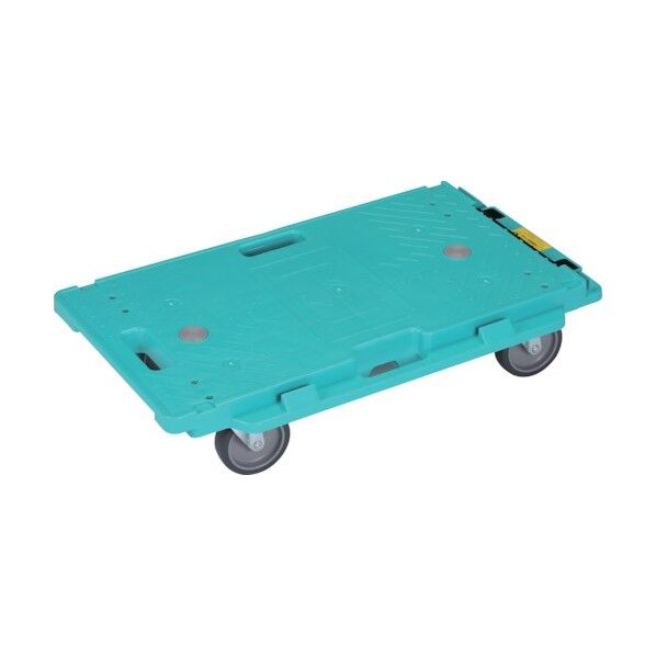連結型樹脂製平台車 416618 RBキャリー(2)680x390グリーン RB68-39-148-4G 1点