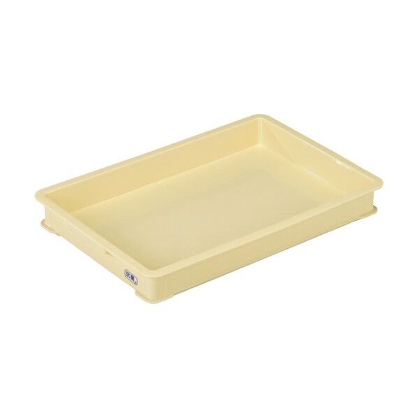 岐阜プラスチック工業 食品用コンテナ 621524 パンコンテナー小型浅抗菌アイボリーマーク入 PANSLIM 1点