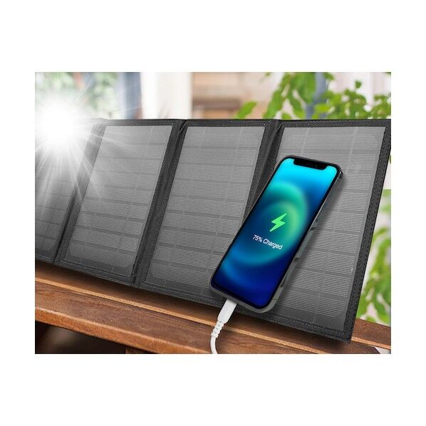 ソーラー充電器14WBK AJ-NSOLAR14W BK 1点