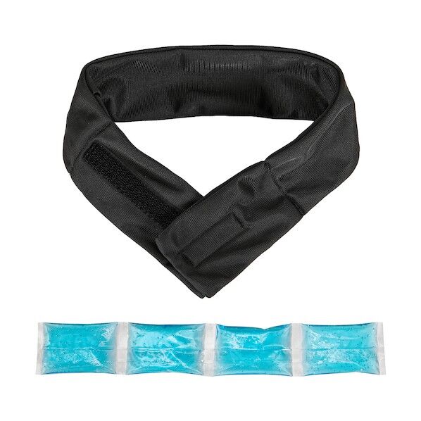 やわらかネッククーラー ブラック(不凍保冷剤付き) TSNC-BK 1点