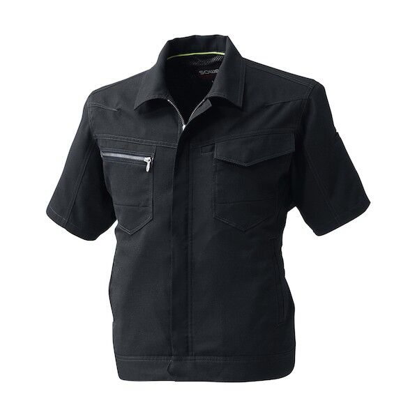 961 半袖ブルゾン ブラック 3L 961-04-3L 1点