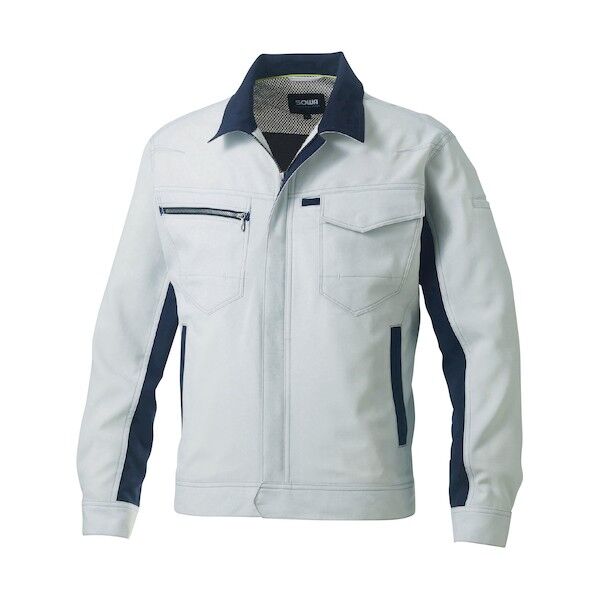 962 長袖ブルゾン シルバーグレー 3L 962-22-3L 1点