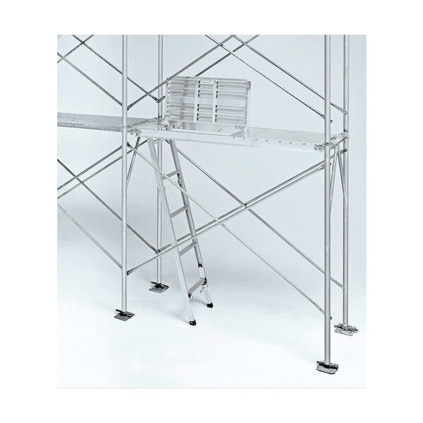 ピカ はしご付き床付き布わく はしご伸縮タイプ STJR-F1250A 1点...