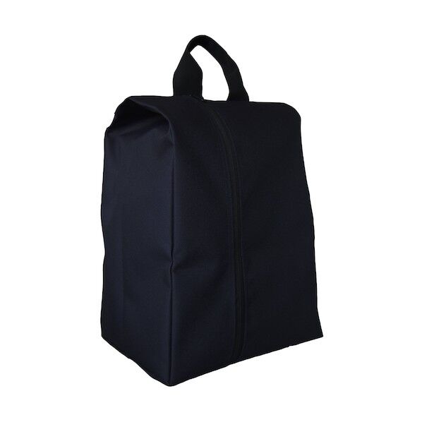 トーマセンイ シューズバッグ オオキイサイズ ブラック 90020-BK 1個...