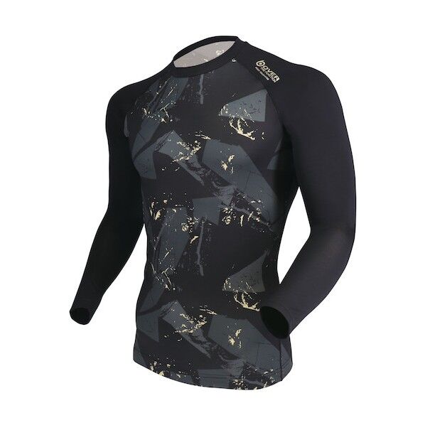 寒暖両用インナー オーバーザファンクション ロングスリーブ クルーネックシャツ カモフラ×ブラック S JW-540-69-S   1点