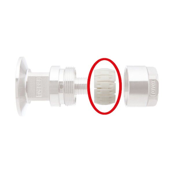 トヨコネクタ TC3-F・TC3-CS型 交換用パッキン付きスリーブセット 適合ホース15ミリ TC3-F15-RSS() TC3-F15-RSS 10個