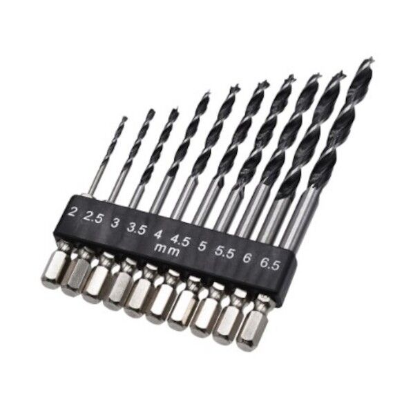 ワールドツール 木工ドリルセット(10本組) 2011000012281 1セット...