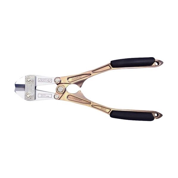 ステン刃アルミボルトクリッパー 曲がりハンドル ブラウン 300mm 02864 1個