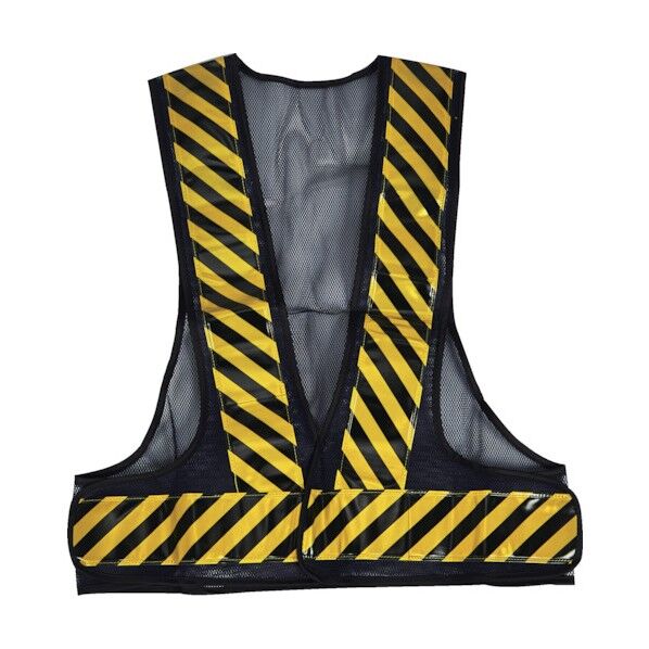 トラスコ(TRUSCO) メッシュ安全ベスト トラ柄Xネイビー 反射付き BKYV-NB 1点...