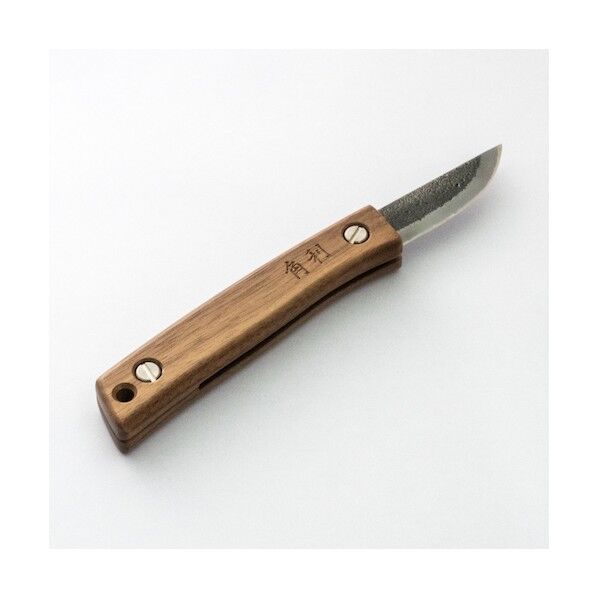 角利産業 折込ナイフ 両刃 梨地仕上 4997 1点...