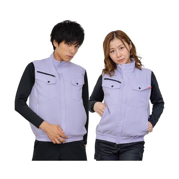 空調ベスト(ウェアのみ)日本製生地使用 20218 ラベンダー3L 20218N-3L 1着
