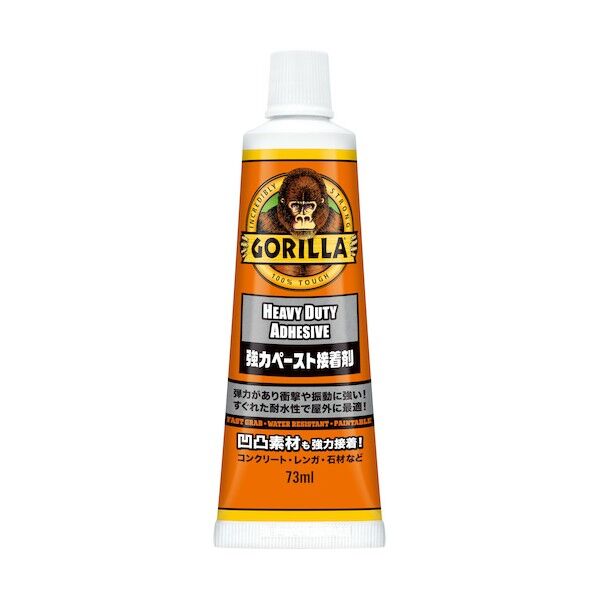 呉工業 強力多用途弾性接着剤 ゴリラ 強力ペースト接着剤 NO1783 1点...